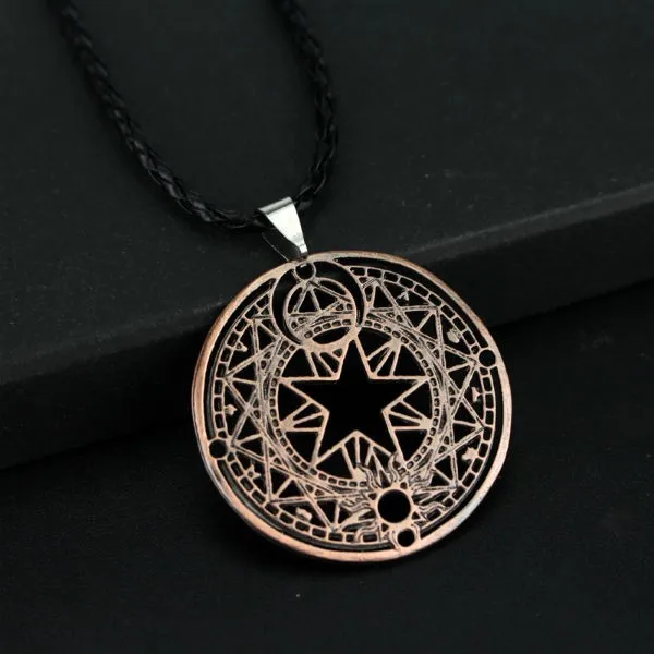 N386-red Аниме Сейлор Мун экранированные звезды амулеты Браслеты Cardcaptor Сакура Волшебная звезда для девочек эльф женские браслеты для девочек Японские ювелирные изделия - Окраска металла: N386-red