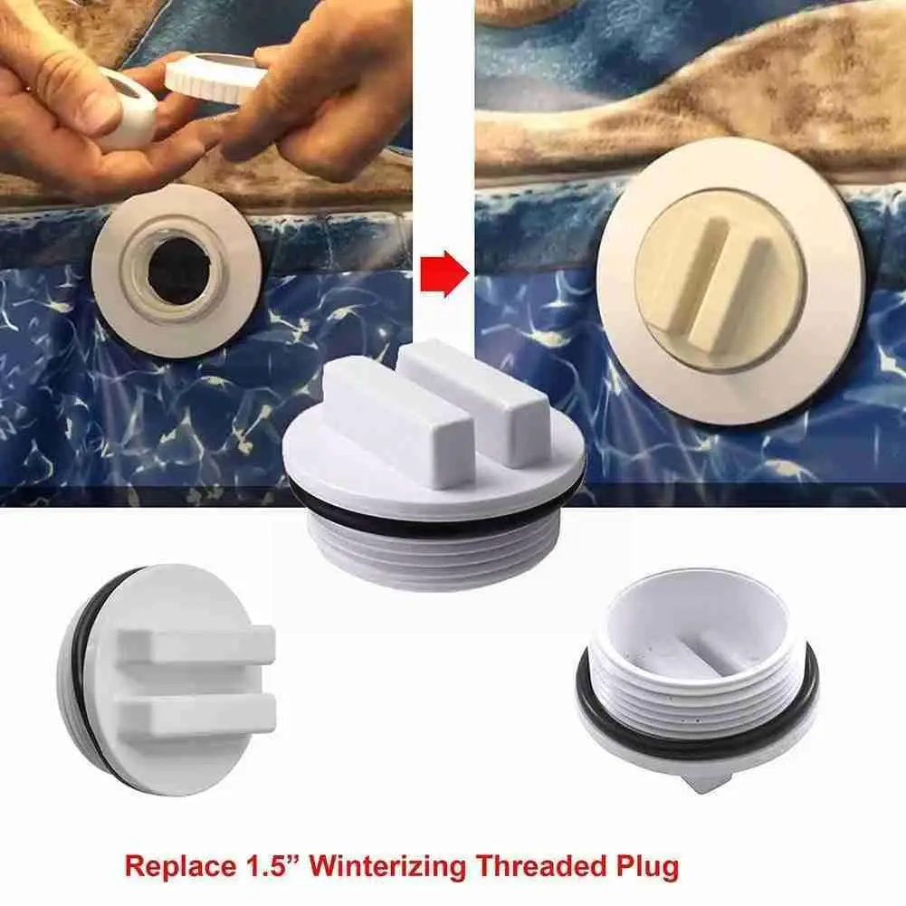 

Threaded Plugs Threaded Return Pipe Antifreeze Plug Drain Plug Home Outdoor Hardware Swimming Accessories Pool