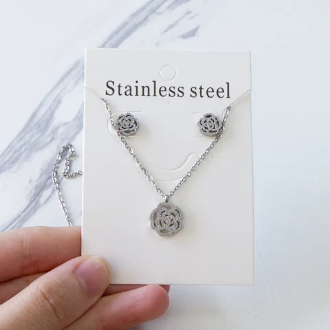 LUXUKISSKIDS набор украшений из нержавеющей стали