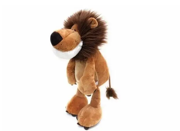 

25CM Lion Elephant Giraffe Monkey Stuffed Plush Doll Jungle Series Stuffed Animals Toys for Kids Baby Children Gifts