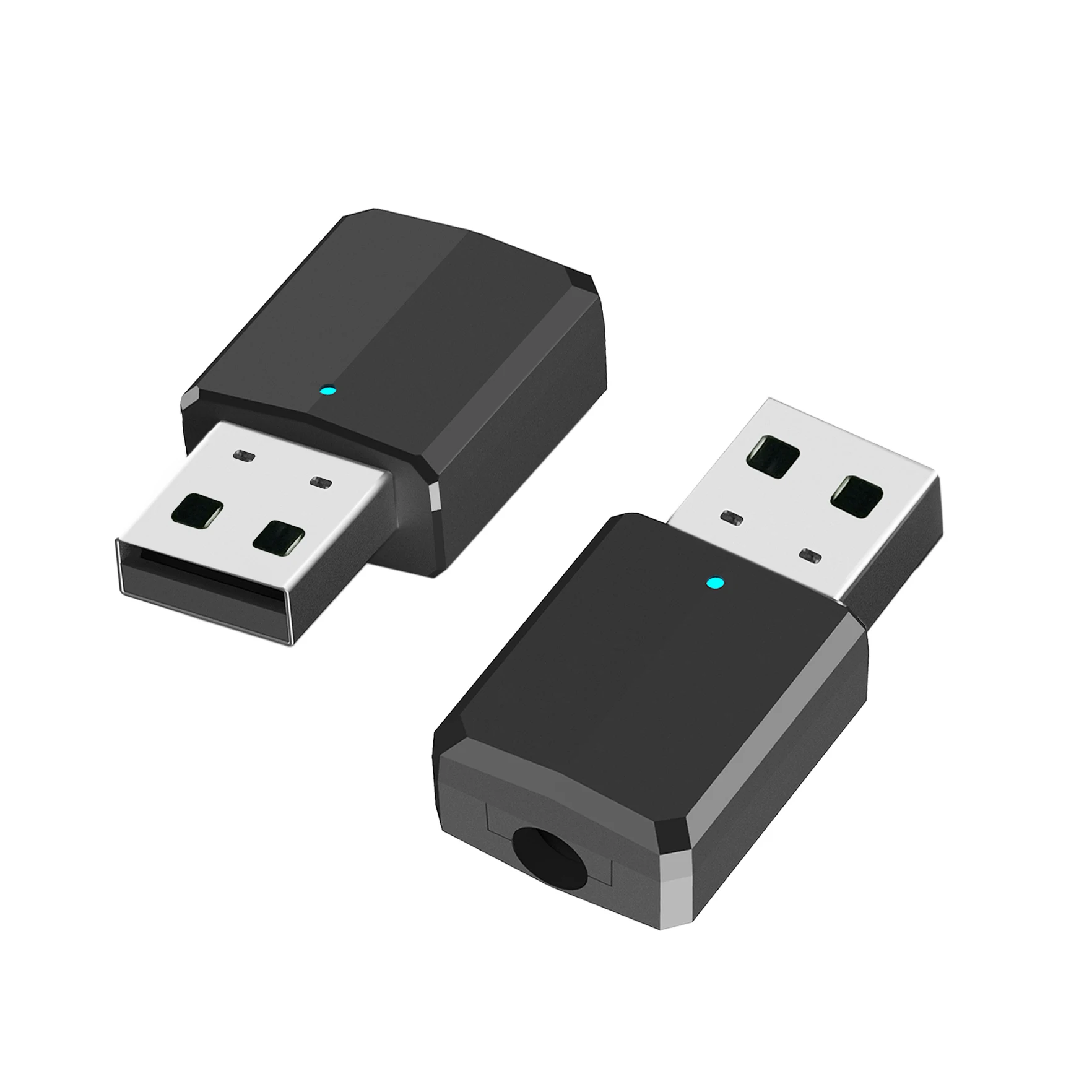 Bluetooth-совместимый мини-приемник 2 в 1 5 0 3 мм AUX USB беспроводной стерео аудио адаптер