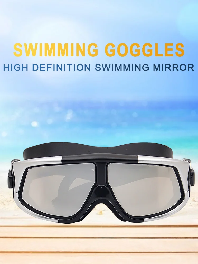 

Electroplating Swim Goggles UV Protection Pool Goggles Anti Fog Swim Eyewear Waterproof Swim Eyewear Prescription Adult Diving