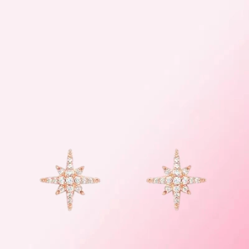 

1:1 Make 925 Sterling Silver Custom Meteor Internet Celebrity Same Fashion Earrings