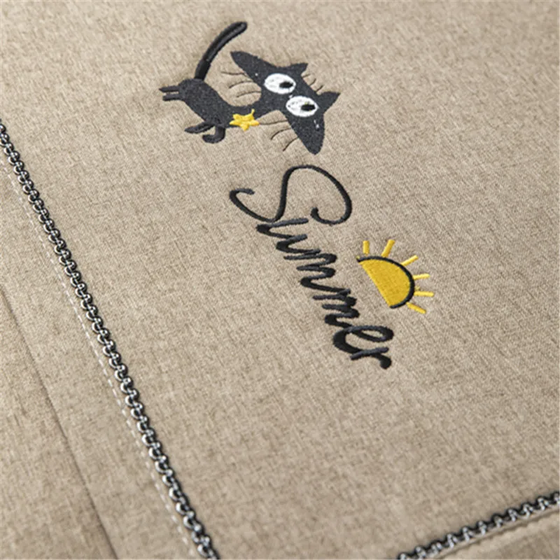 

Four Seasons Universal Cartoon Embroidered Fabric Sofa Pad Modern Minimalist Anti-slip Combination Sofa Cushion Covers Wholesale