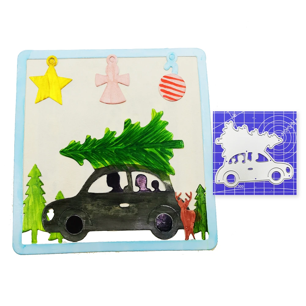 Транспортировка рождественской елки ремесло металлическая рамка шаблоны