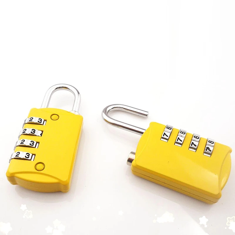 Металлический 4 набора цифр Пароль Замок Комбинация чемодан Чемодан кодовый
