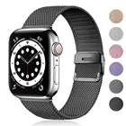 Ремешок из нержавеющей стали для Apple watch 5, 4, 3, 2, SE, 4440 мм