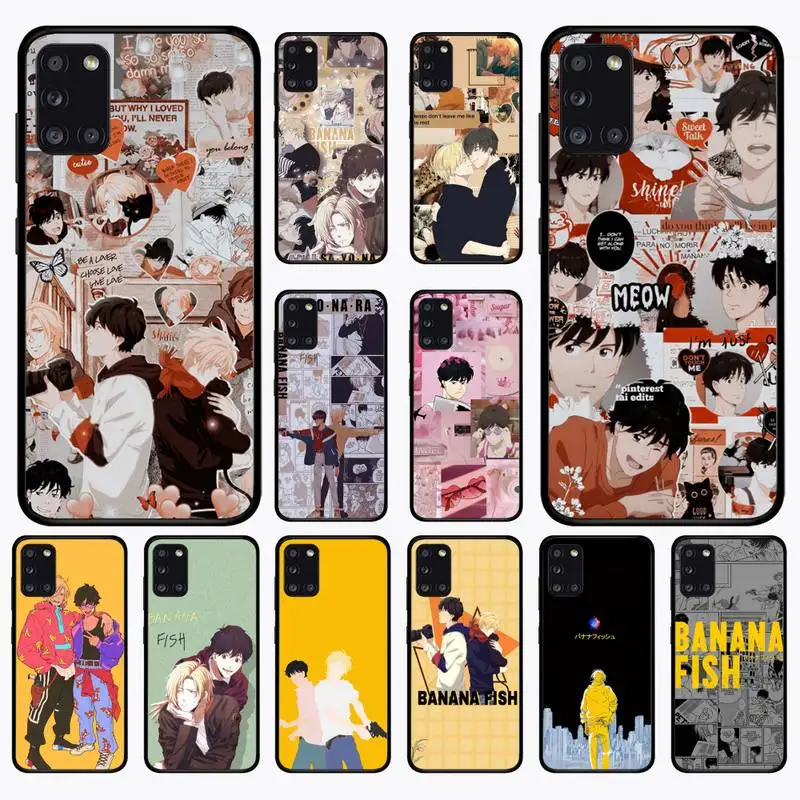 

Japan Anime Banana Fish Phone Case for Samsung A 51 30s 71 21s 10 70 31 52 12 30 40 32 11 20e 20s 01 02s 72 cover
