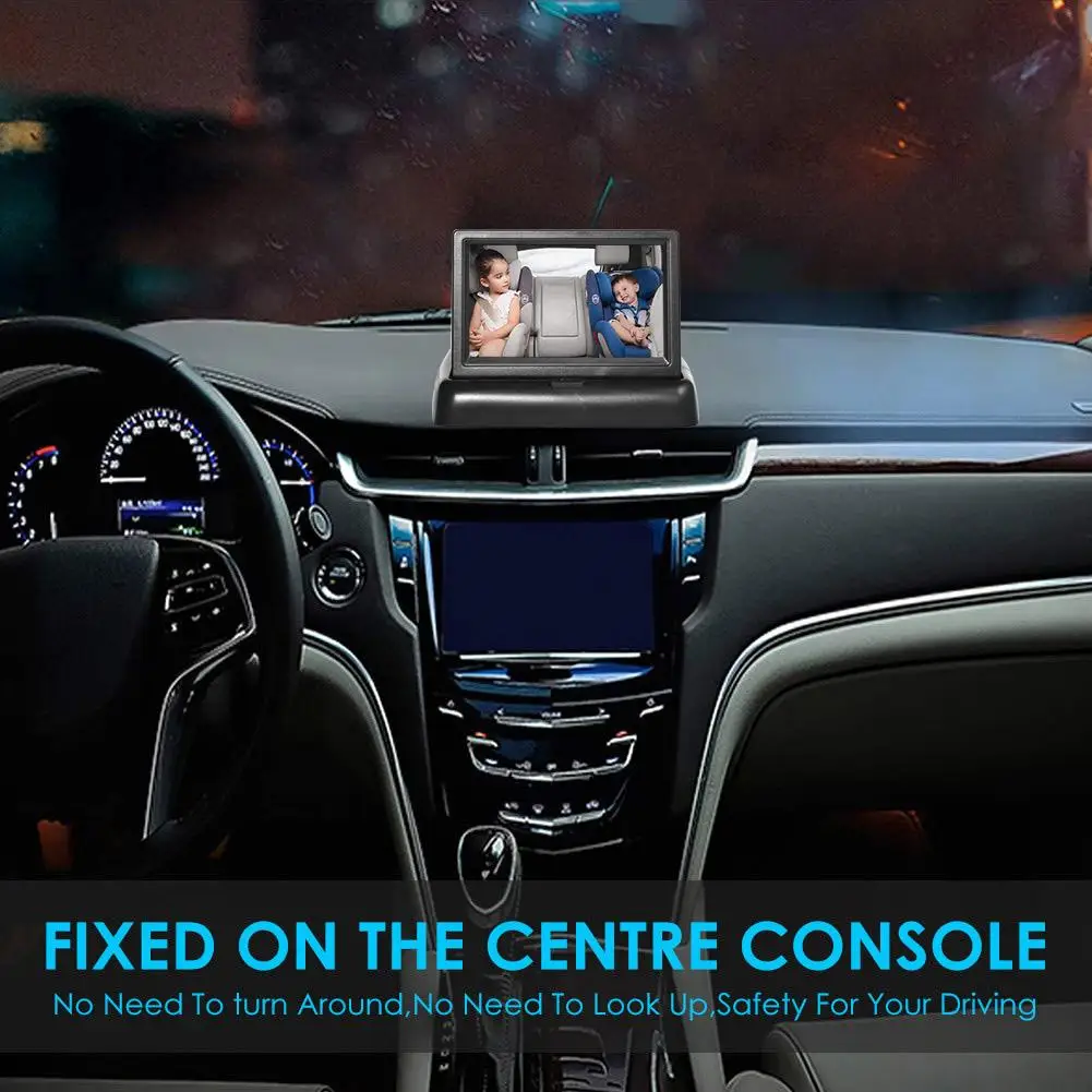 Зеркало детское автомобильное с углом обзора 360 градусов и функцией ночного видения от AliExpress WW