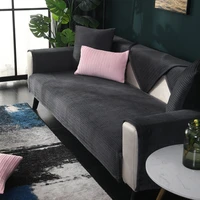 black white cotton sofa cover soild color slipcover sofa sectional towel non slip corner sofa covers for living room couch cover