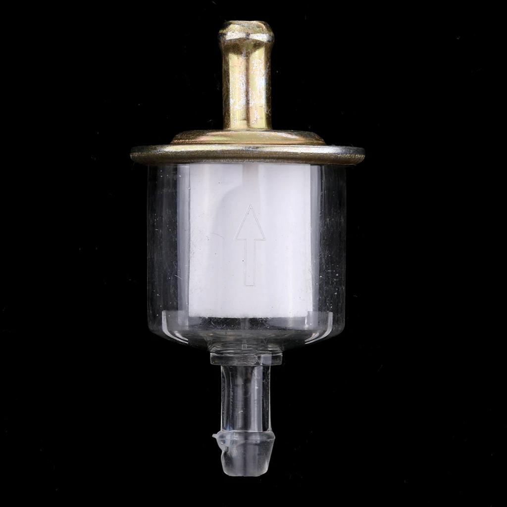 

10 x High-quality Motorcycle Fuel Filter for 1/4''( 6mm ) 5/16''(8mm) Pipes