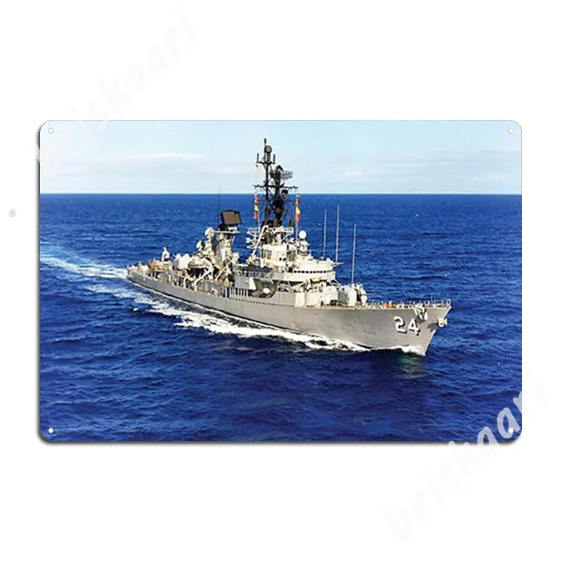 Uss Уодделл (Ddg 24) судна магазин металлические знаки Бляшки стены пещера
