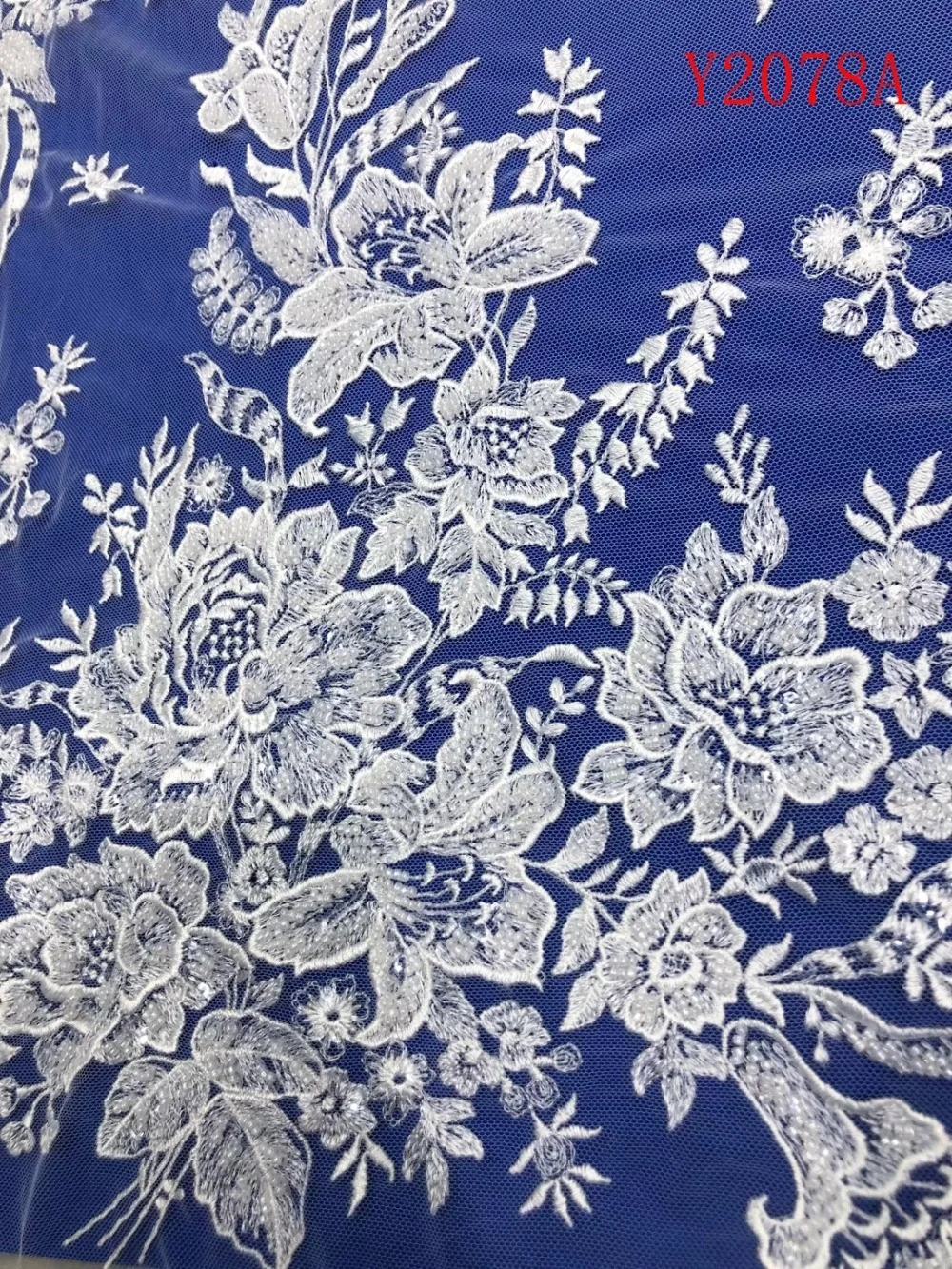 Y2078A новый дизайн вышивка бисером кружево свадебное платье ткань нигерийский