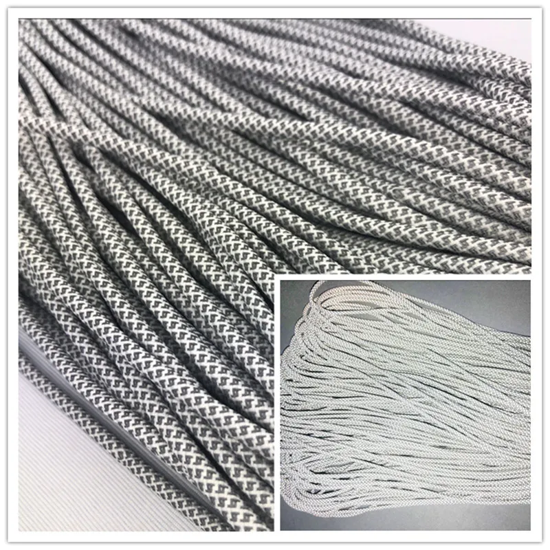 4 мм плотная 20 м Светоотражающая паракордовая веревка для наружной палатки