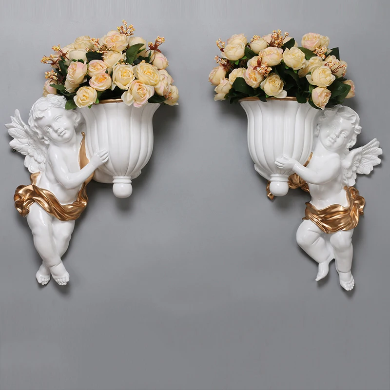 

EUROPEAN WALL DECORATION CREATIVE WALL HANGING LIVING ROOM WALL FLOWER POT PENDANT TV BACKGROUND WALL SOFA WALL HANGING