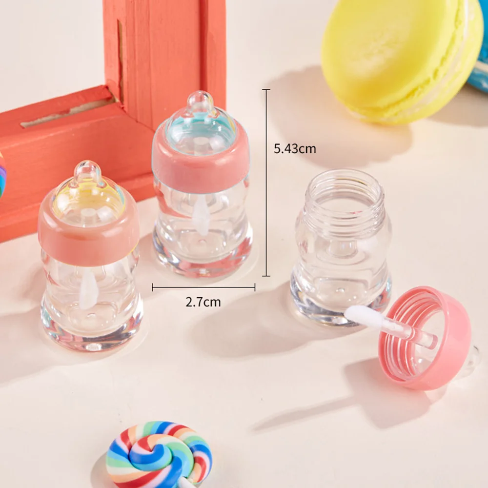 10 шт. 7 мл детских бутылочек Пластик блеск для губ пустой тюбик косметических