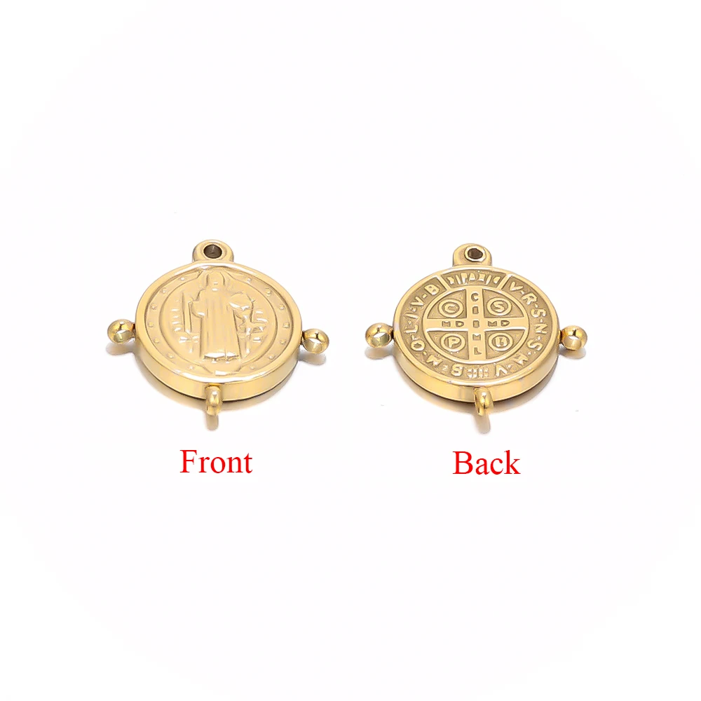 Цепочка для подвесок Semitree из нержавеющей стали с изображением Иисуса Христа 5 шт.