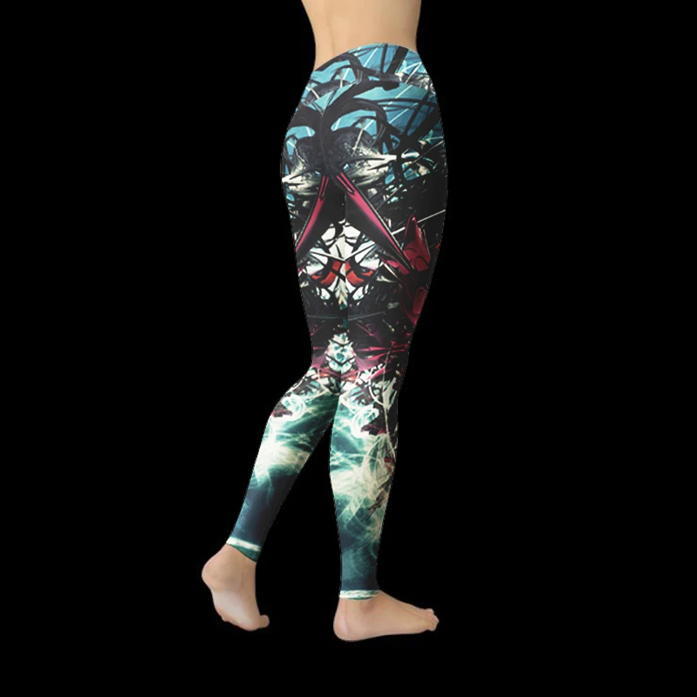 2019 летние сексуальные леггинсы из полиэстера с принтом|Легинсы| |