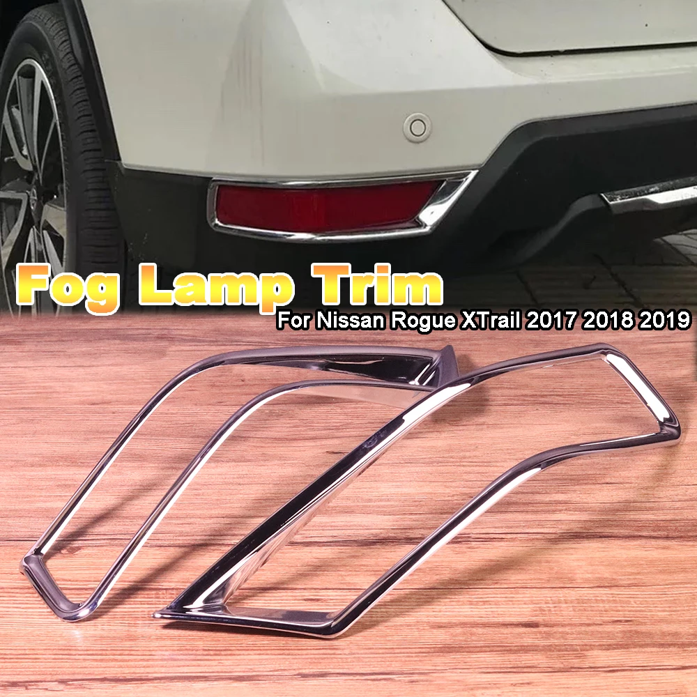 2x хромированная Серебристая лампа заднего противотуманного фонаря p отражатель