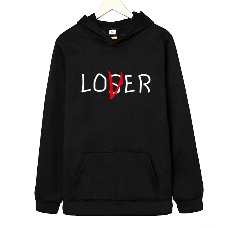 Фильм это проигравших Клубные худи для мужчин/женщин Harajuku Loser Lover стиле свитер с