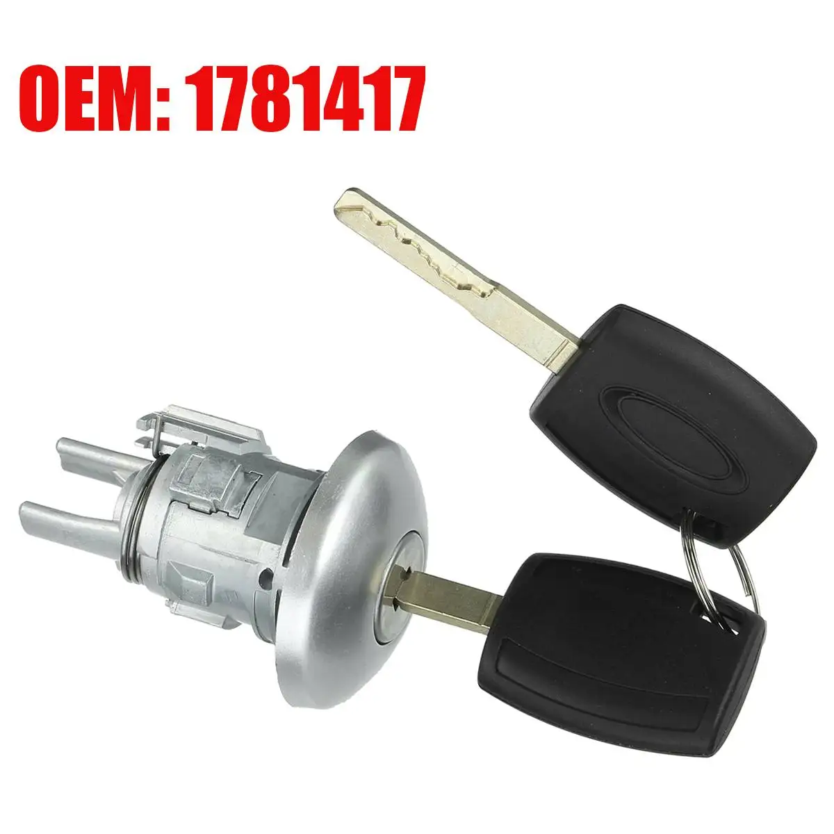

Цилиндр замка передней двери с 2 ключами 1781417 1926219 для Ford Transit MK8 2014-2019 Custom/Tourneo Custom 2012-2019
