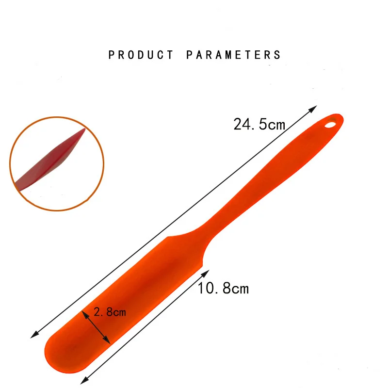 1 шт. силиконовый шпатель с длинной ручкой|Принадлежности для выпечки| |