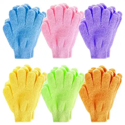 Перчатки для душа с пятью пальцами, домашнее полотенце для душа, скраб для мытья тела, детские домашние принадлежности, эластичные перчатки ...