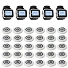 30 кнопочный передатчик, 5 часов, пейджер-приемник, беспроводная система вызова официанта в ресторане