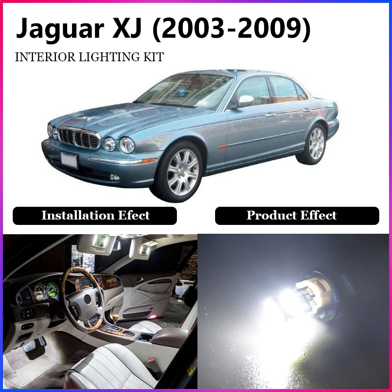 

ShinMan 22x LED CAR Light Car LED Interior Car lighting LED Light For Jaguar XJ 2003-2009 LED Interior Light kit Accessories