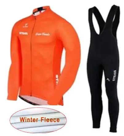 Зимний флисовый комплект трикотажных изделий STRAVA с длинным рукавом одежда для