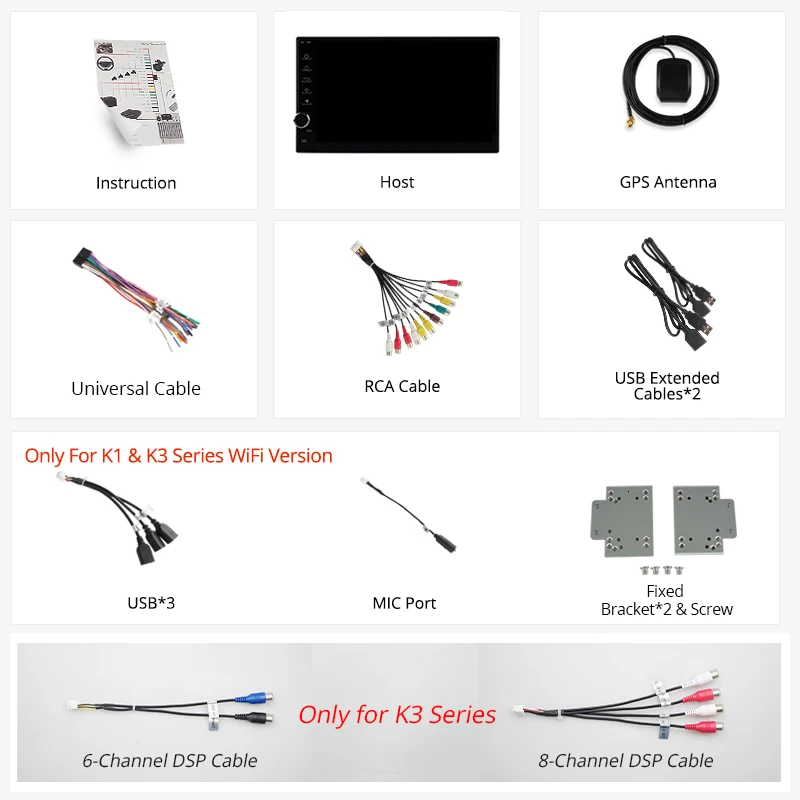 Автомагнитола Ownice K1 на Android 8 1 с GPS навигацией 2 Гб ОЗУ DVD Din|Автомагнитолы| |