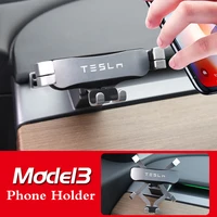 car mobile phone holder clip for tesla model 3 2016 2017 2018 2019 2020 mount stand gps navigation bracket car accessories