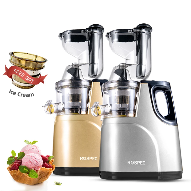 ROSPEC Медленный соковыжималка шнековая 7-сегментные винтовые холодные прессы для