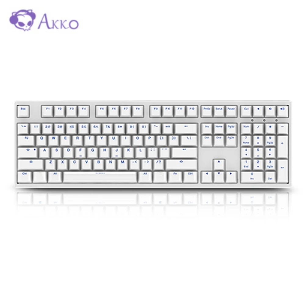 Оригинальная игровая клавиатура AKKO 3108DS, механическая, 108 клавиш, USB, проводная, компьютерная, игровая, Cherry MX Switch, 85%, PBT, макро, программируемая