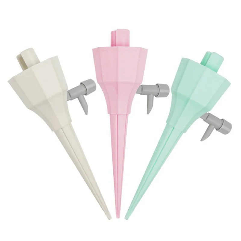 

3pcs Automatic Watering Spike And Slow-release Dripper Universal Dripper Automatic Flower Waterer Household Lazy Flower Watering