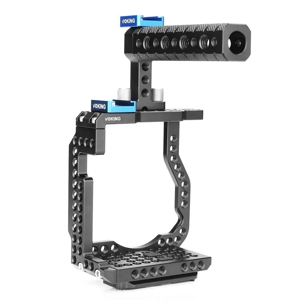 

Voking Aluminum Alloy VK-GH5K Camera Video Cage & Top Handle with Detachable and Top Handle Quick Release Plate for Lumix GH5
