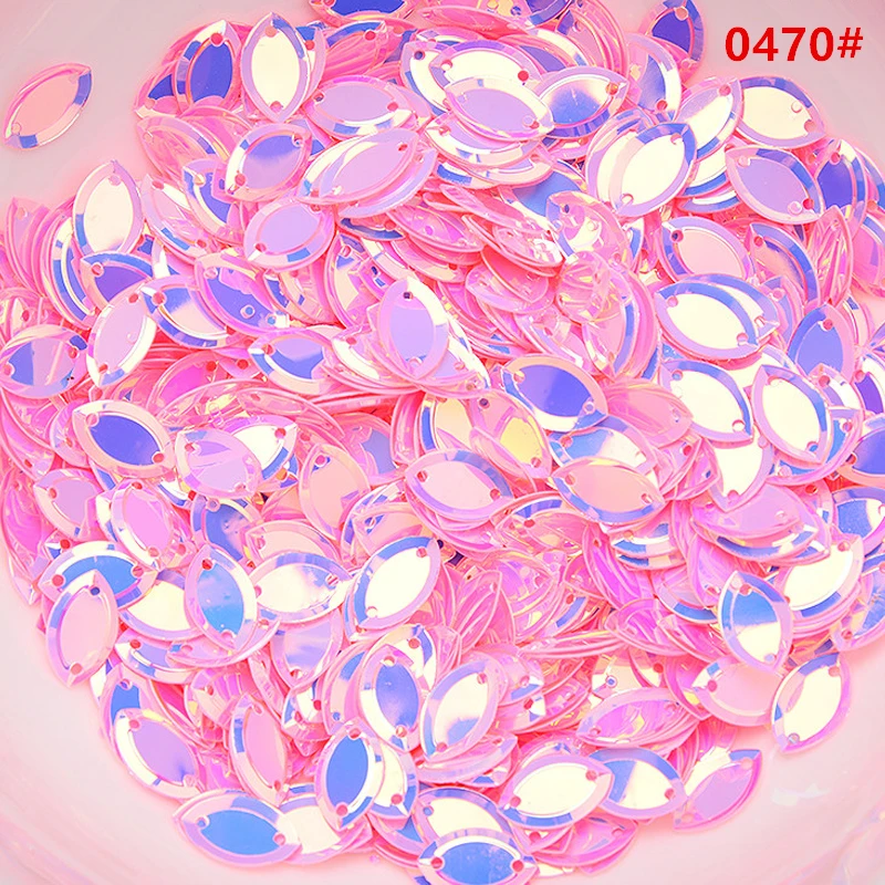 Объемные блестки в форме листьев 3D разноцветные аксессуары из ПВХ для дизайна