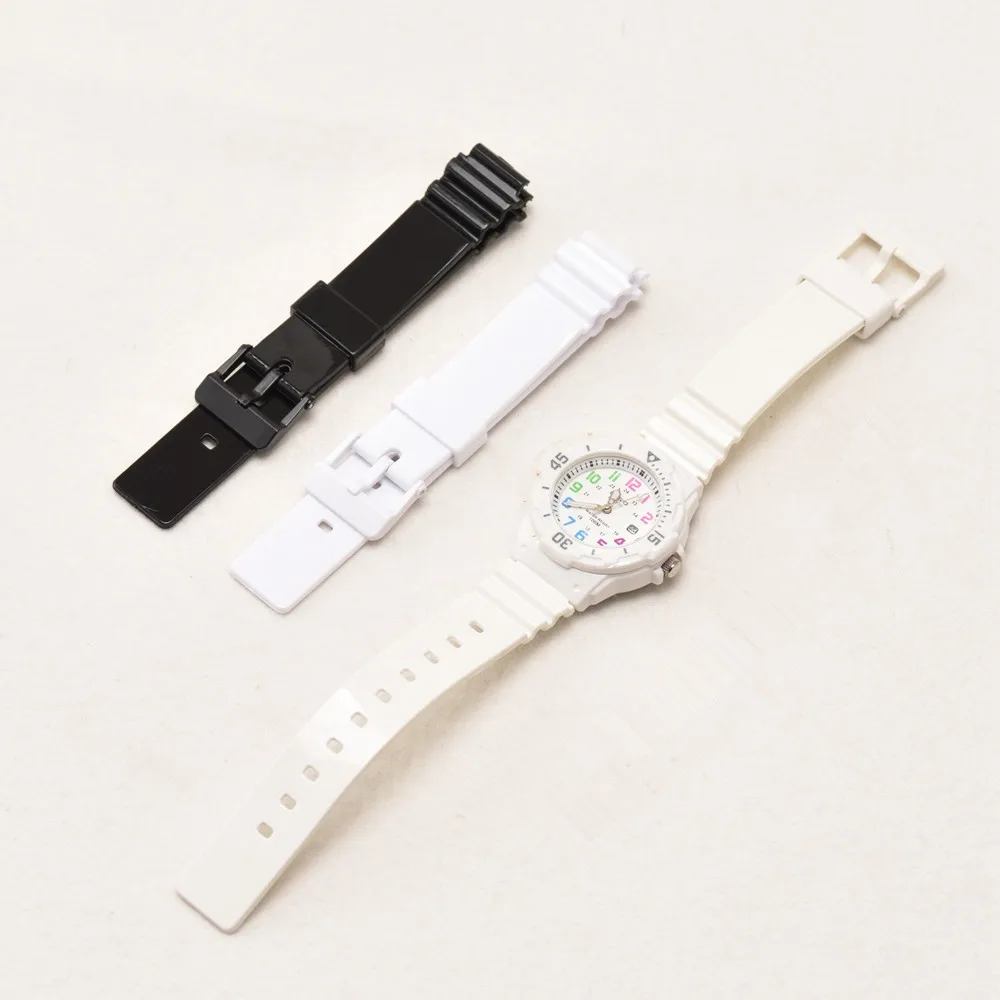 

Premium Rubber Watchbands For Casio LRW-200H 14mm Smart Sport Waterproof Elastic Silicone Replacement Bracelet Strap Accessories