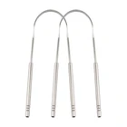 Скребок для языка из нержавеющей стали, не медный пластиковый скребок для языка с чистящим покрытием, скребок для языка