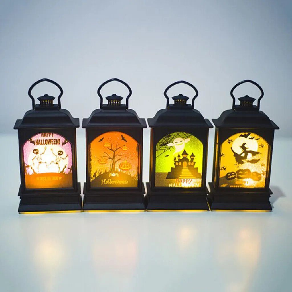 Декоративный реквизит на Хэллоуин светодиодные свечи винтажный замок летучие