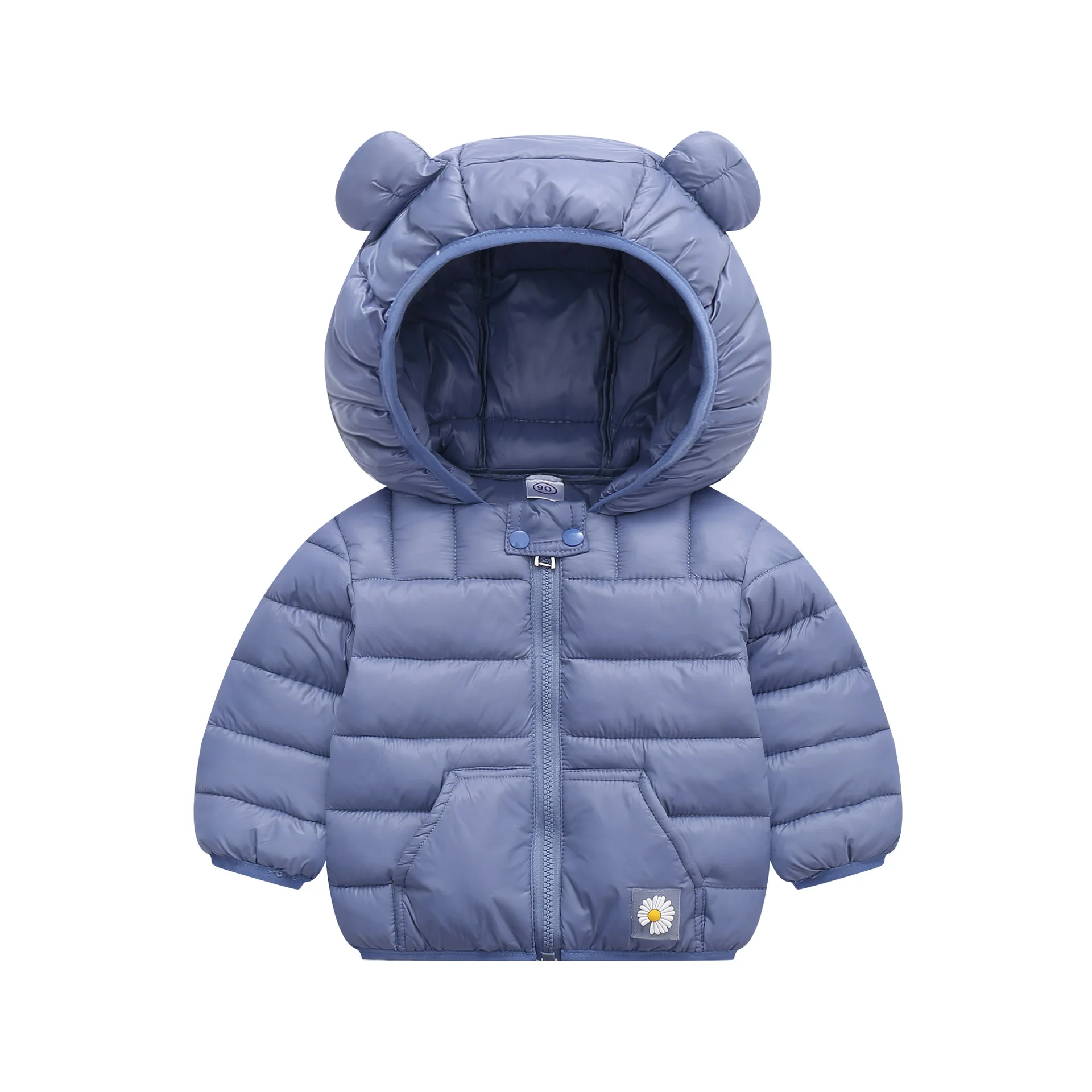 

Girls and Boys Winter Coats Kids Hooded Warm Jackets Wind Resistant Clothes