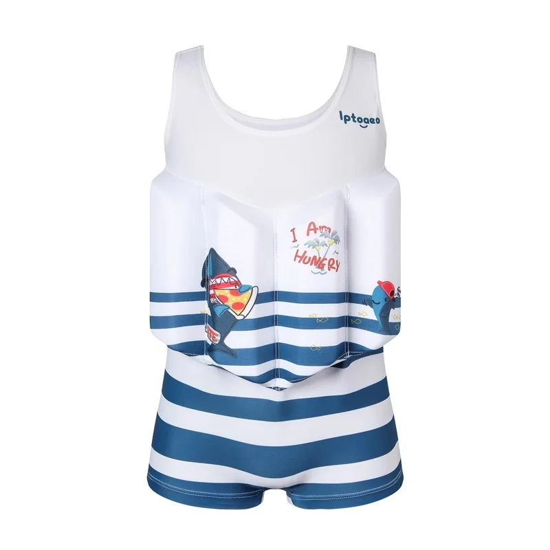 Детский цельный летний плавучий жилет купальный костюм для детей пляжный