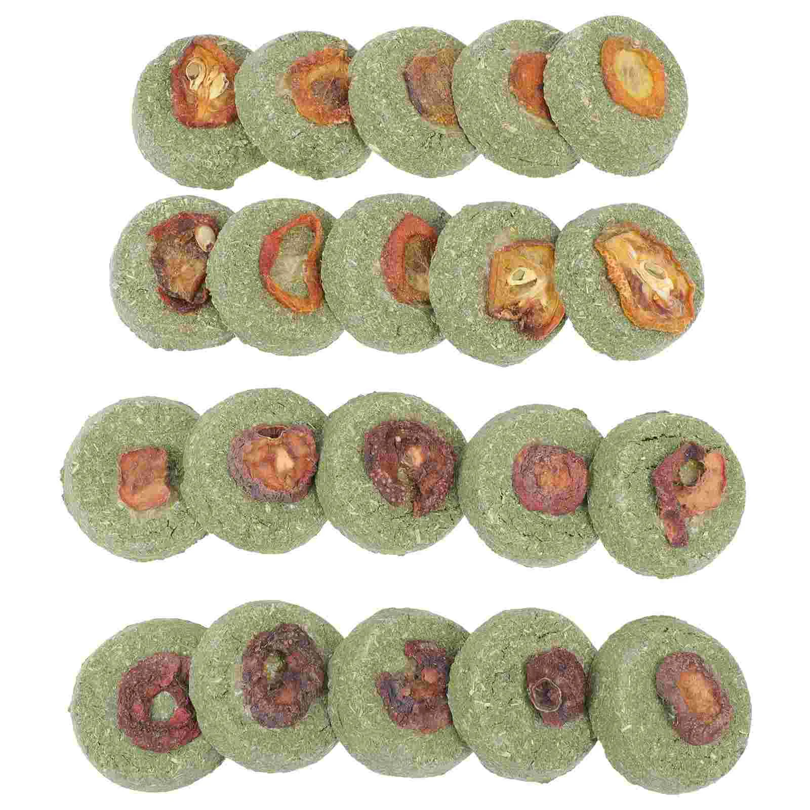 

20 шт. хамстеры для шиншиллы, Бисквитное, кролики, трава, Бисквитное зеленое