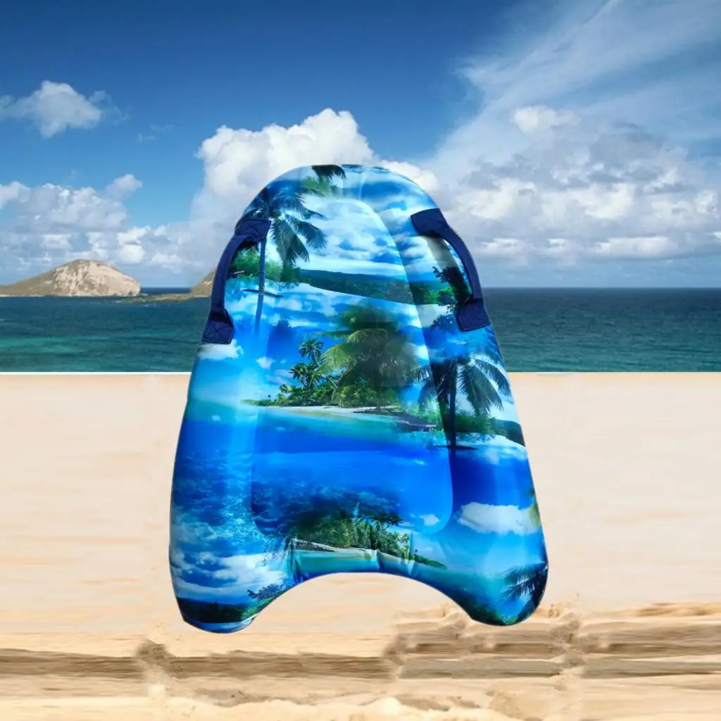 

Inflatable Surfing Body Board with Handles,Mini Pool Float Beach Surfboard Swimming Floating Mat Children's Surfboard,Pool Toy