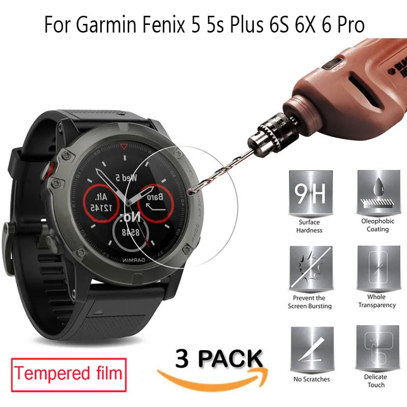 Пленка для часов 3 шт./лот HD Garmin Fenix 5 5s Plus 6S 6X 6 Pro ультрапрозрачное закаленное