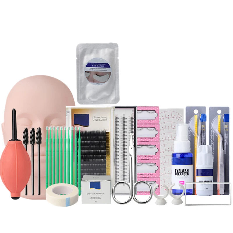 18 шт./компл. макияж костюм ресница для обучения Набор накладных ресниц