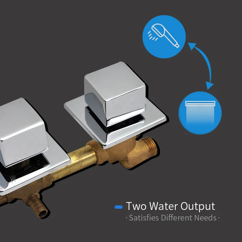 Смеситель для душа с винтовой резьбой и интубацией 2/3/4/5 вариантов | Обустройство