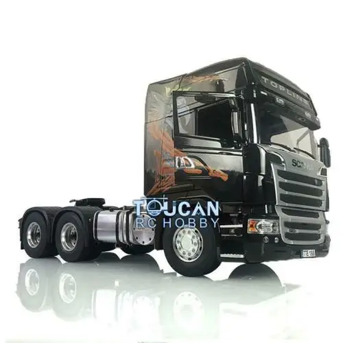 Металлическое шасси LESU 1/14 6*4 для самостоятельной сборки Hercules Scania R730 RC тягача