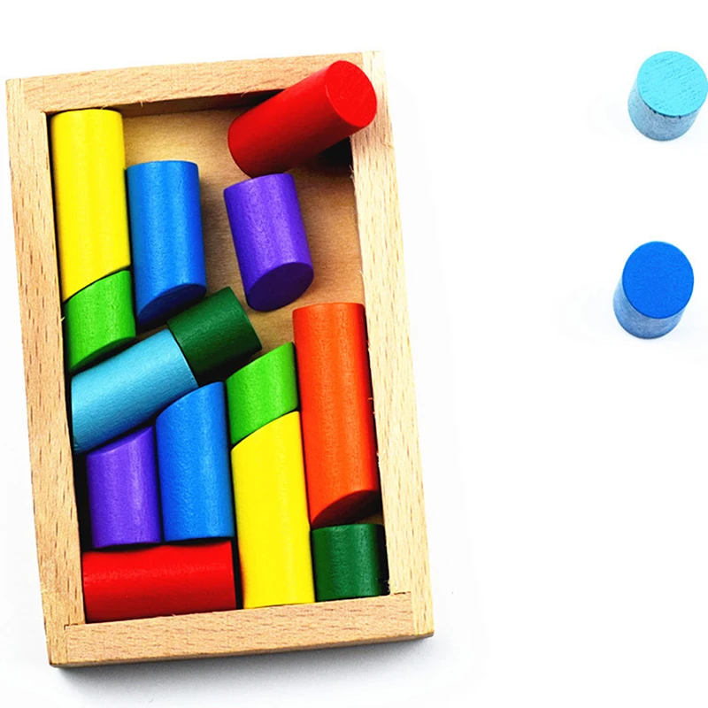 Box game Детские игрушки, развивающие деревянные геометрические сортировочные доски, Монтессори, детские развивающие игрушки, строительные головоломки, детский подарок SA881855 - Цвет: Box game