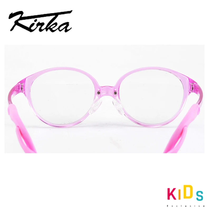 

Kirka kids Glasses Frame Flexible Purple Color Eye Glasses Fashion Children Frames For Girls Optical Eyeglasses